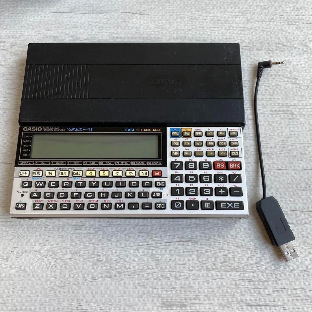 CASIO VX-4 Pocket Personal Computer language Calculator