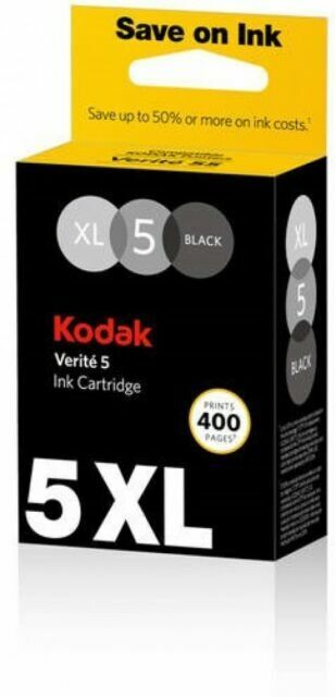 Genuine Kodak Verite 5 ALK1UA Black XL Jet Cartridge