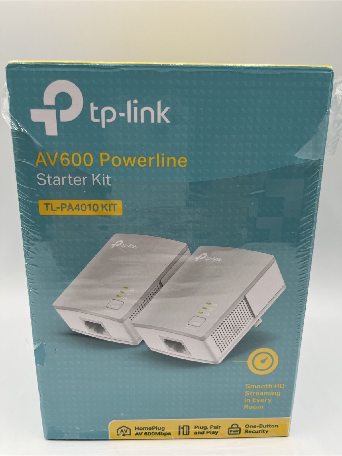TP-Link AV600 Powerline Starter Kit TL-PA4010 KIT - Box Has Been Opened