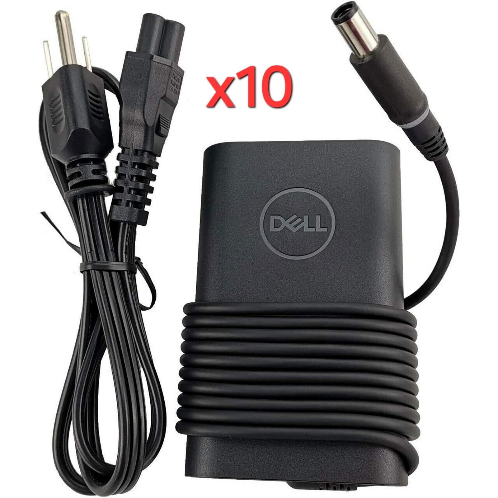 Lot of 10 Genuine OEM Dell 65W 19.5V 3.34A Adapter Charger HA65NM130