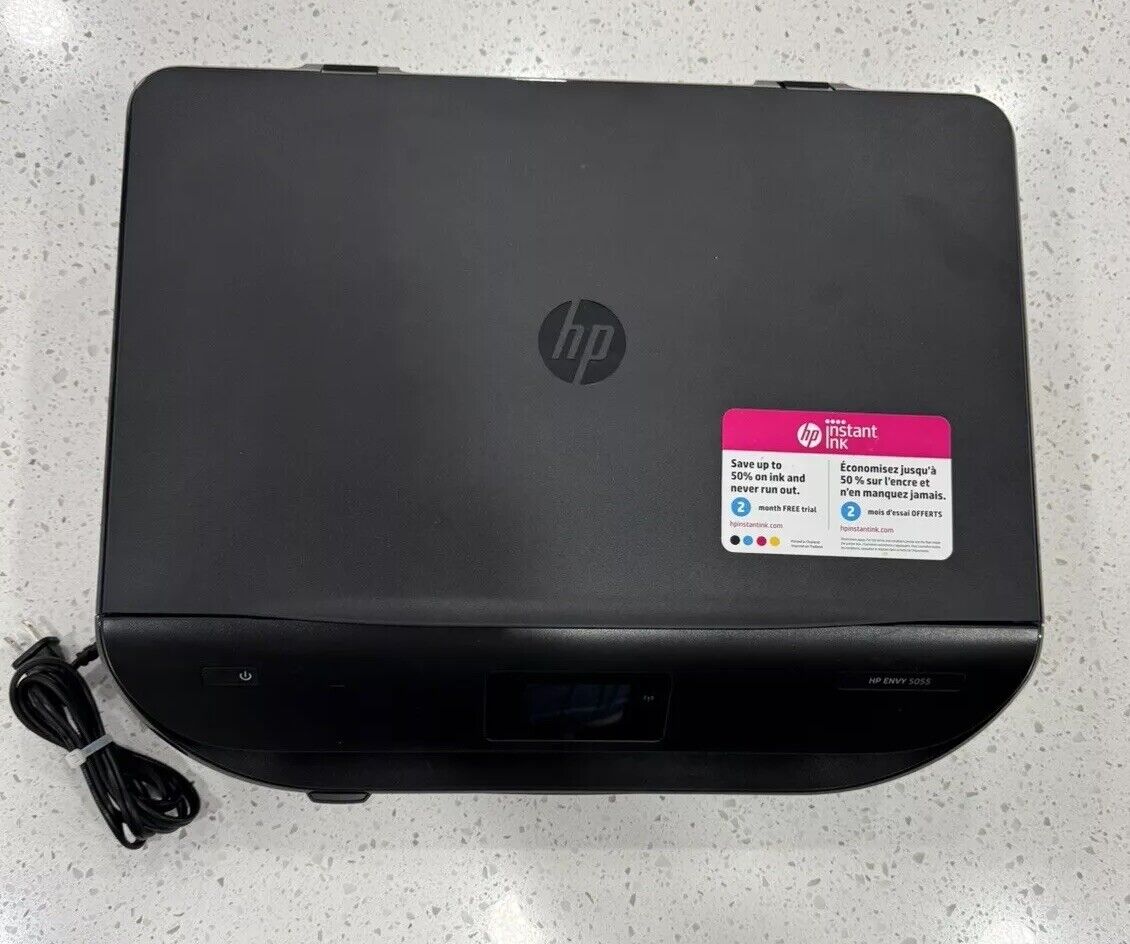 HP ENVY 5055 All-In-One Inkjet Printer Tested And WORKS