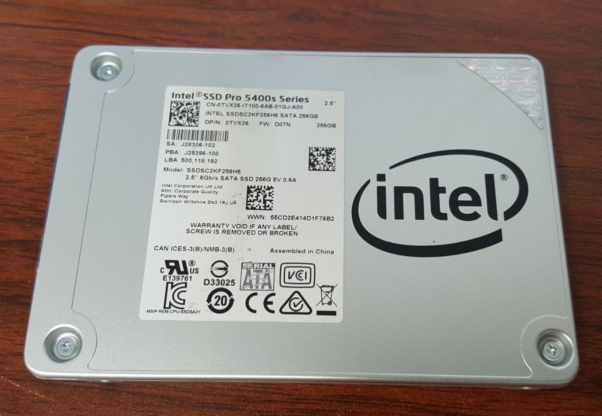 Intel Pro 5400s Series 256GB 2.5