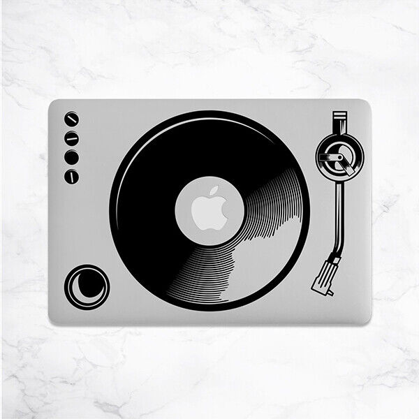 Turntable Decal for Macbook Pro Sticker Vinyl Laptop Mac Notebook Skin DJ Music