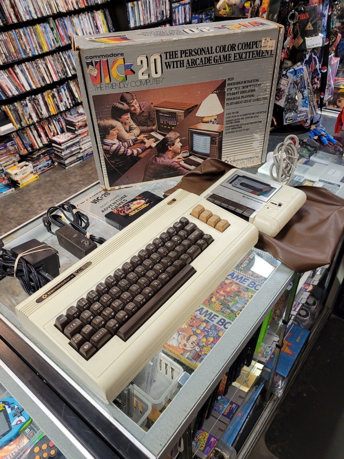 Vintage Commodore VIC 20 Computer with Original box 