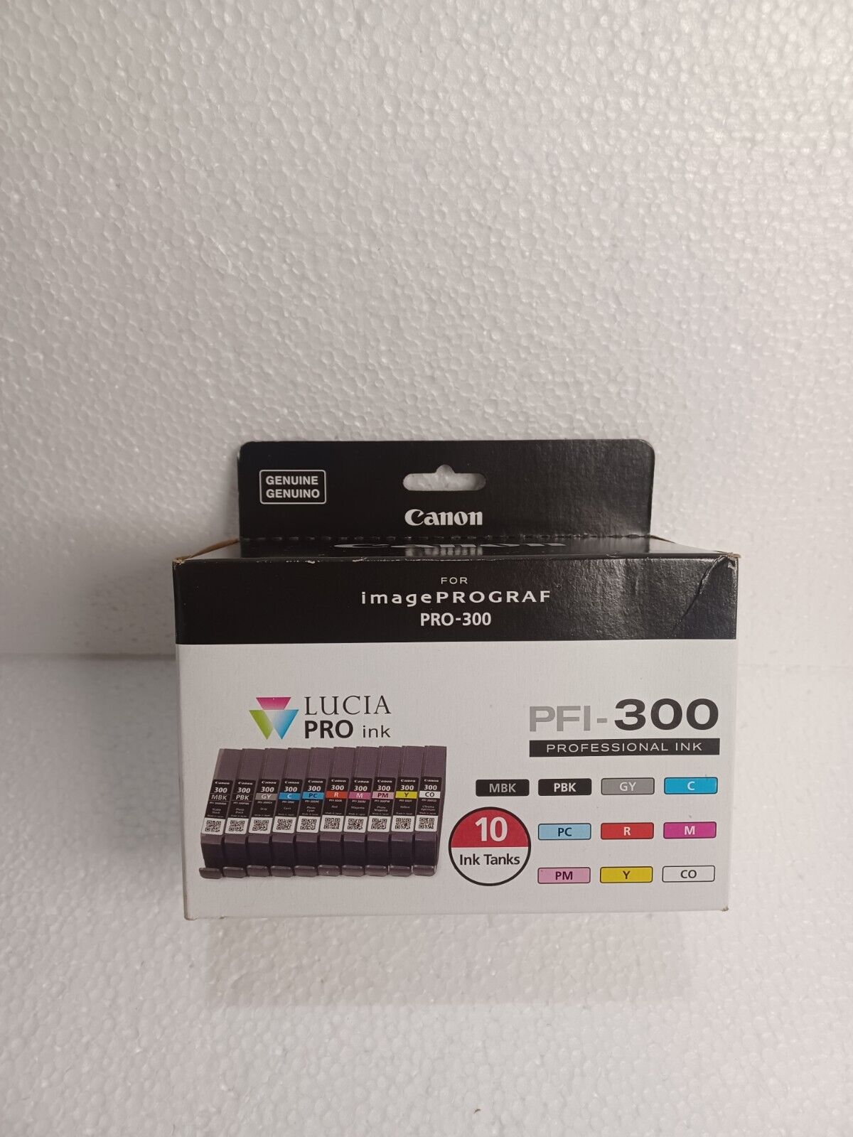 Canon LUCIA PRO PFI-300 Original Ink Cartridge - Value Pack - Photo Black, Matte