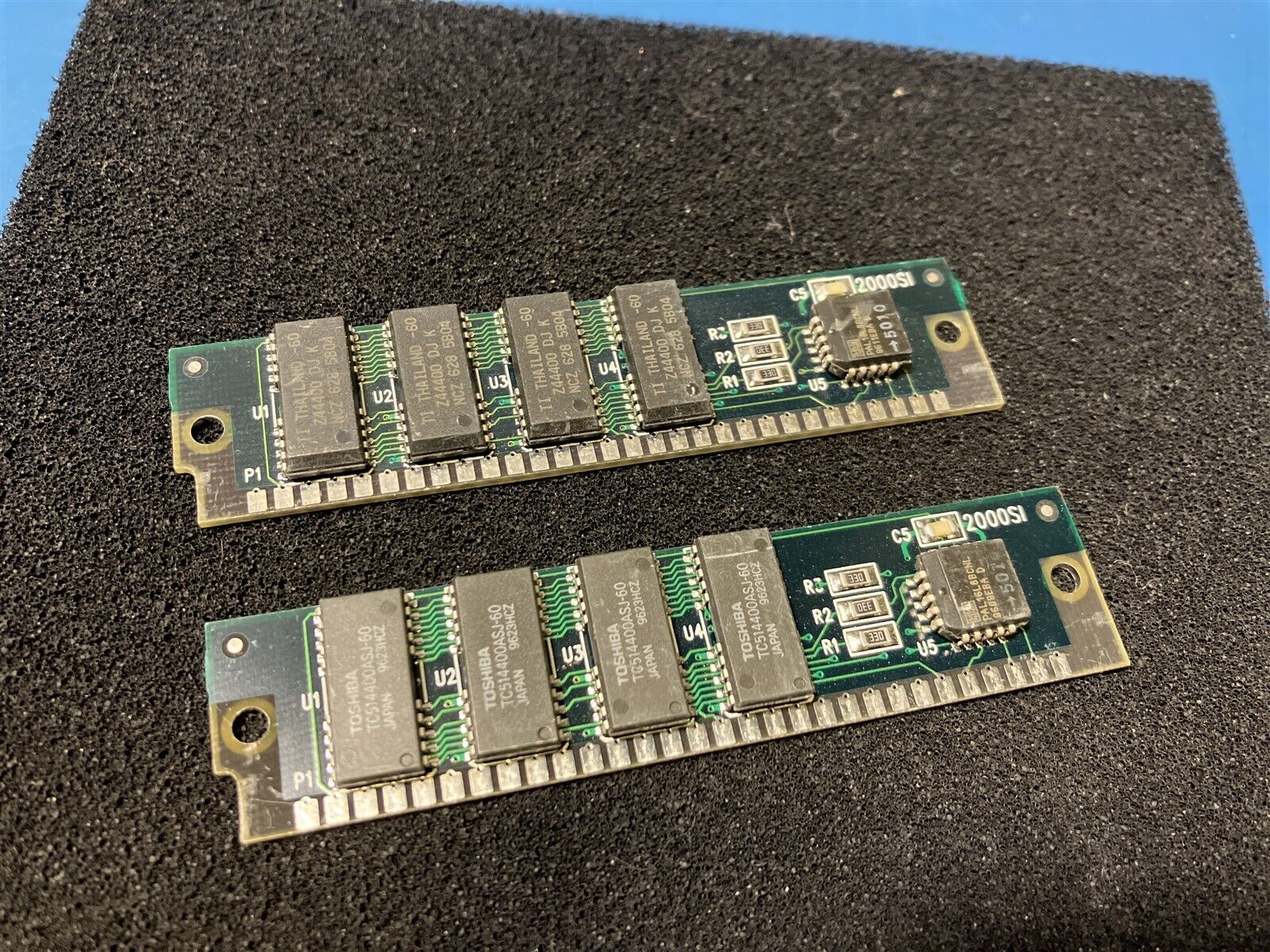 2x 2MB 2Mx8 30-Pin FPM Memory SIMMs 4MB Matched Vintage Apple Macintosh 60ns