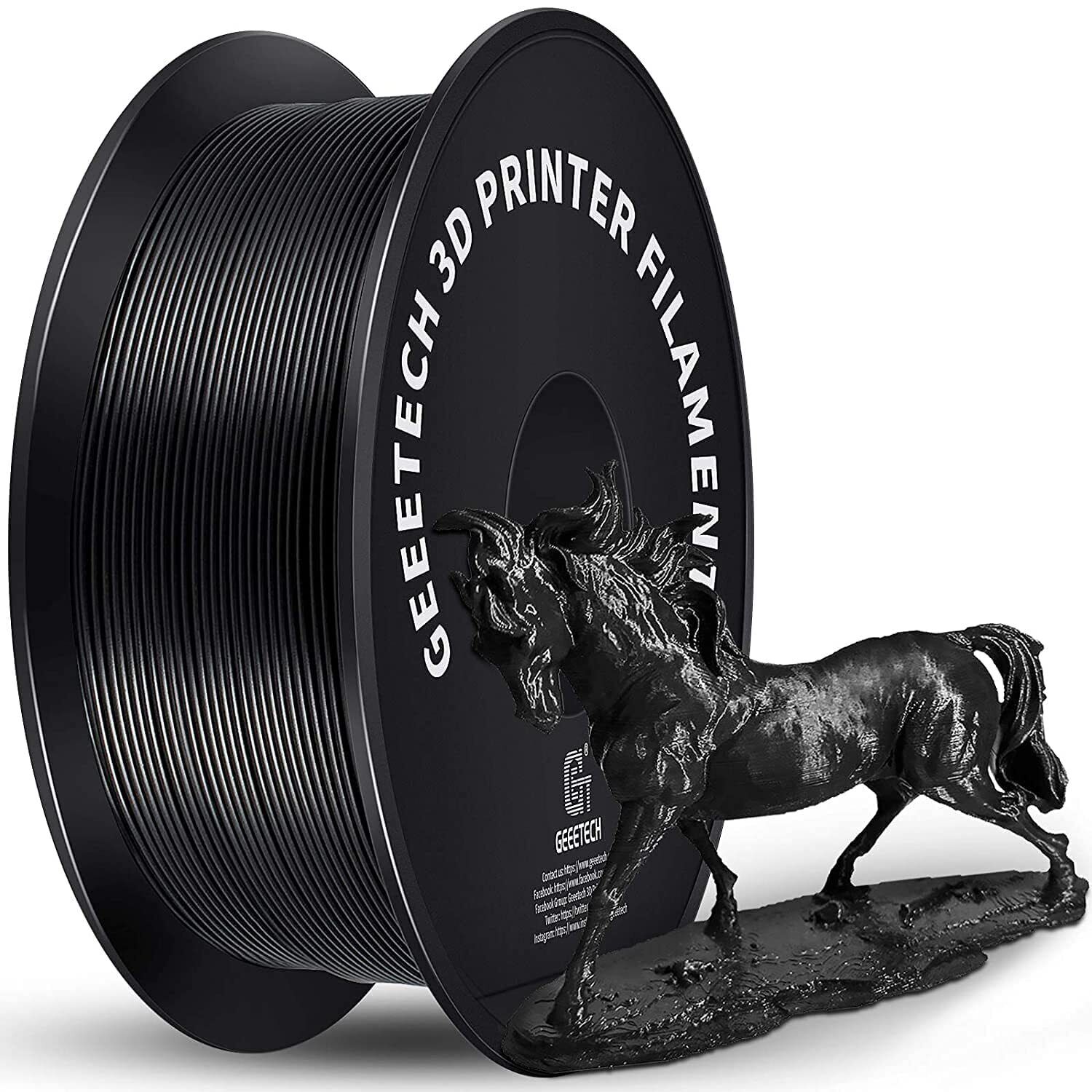 GEEETECH Regular PLA Filament 1.75mm 1KG High Quality Filament For 3D Printer