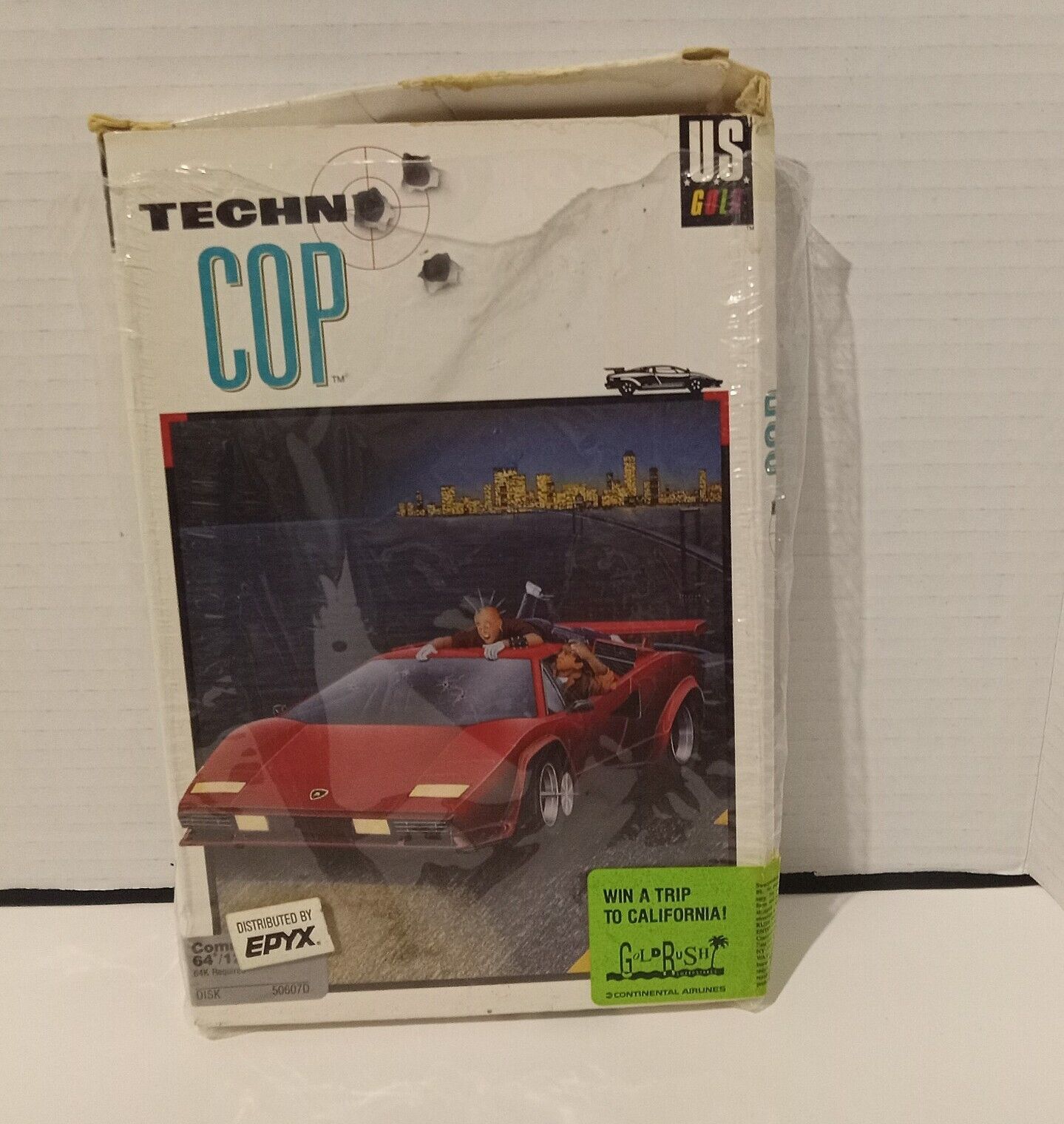 Techno Cop (1988) by U.S Gold for IBM PC Commodore 64/128