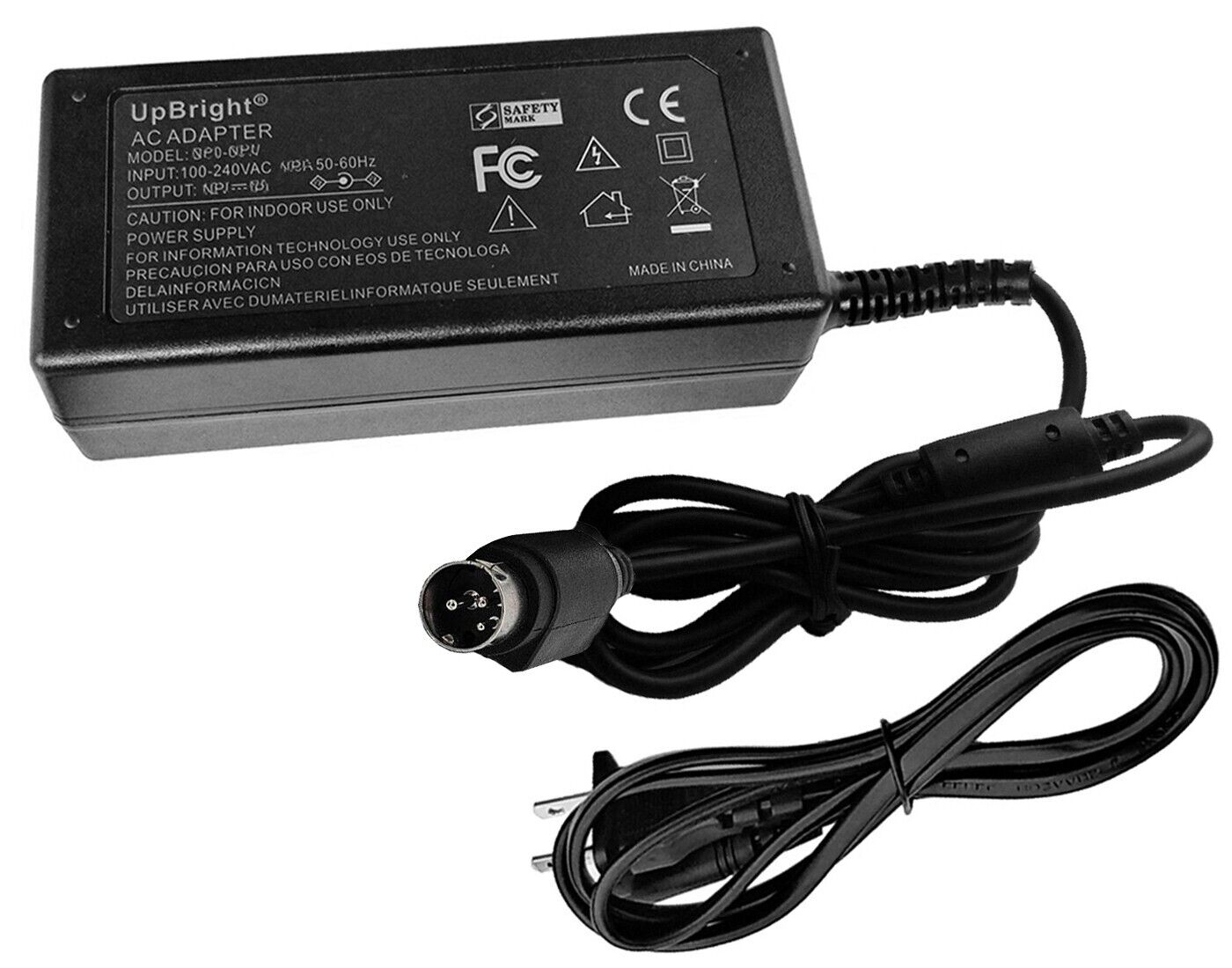 3Pin AC Adapter For Delta MDS-090AAS19 B MDS090AAS19B 19V 4.74A 90W Power Supply