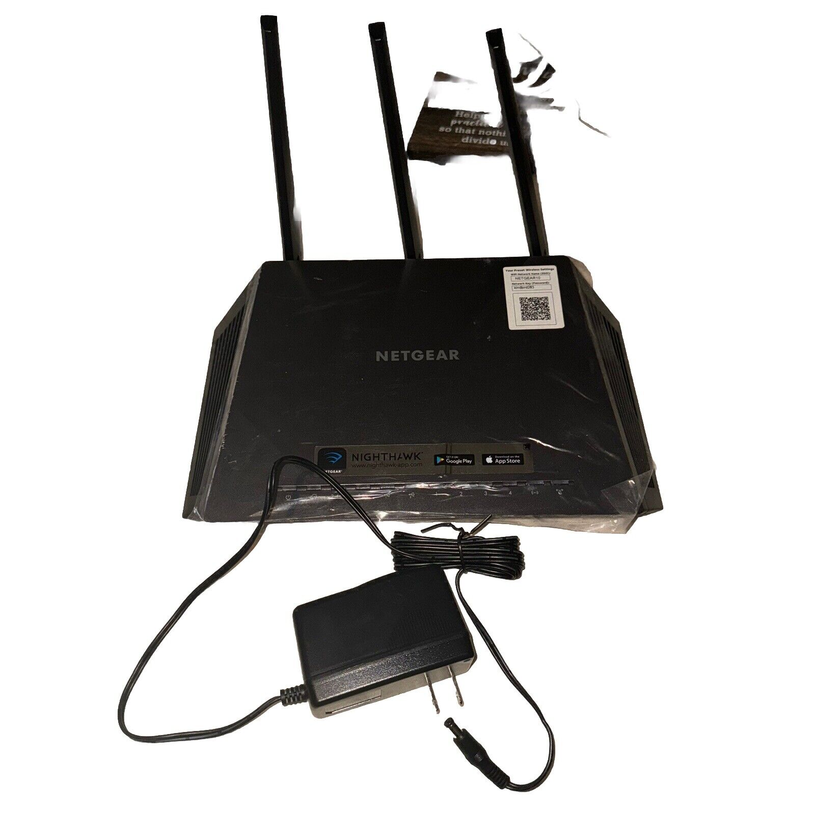 NETGEAR Nighthawk AC2300 smart wifi router. model: R7000P Brand New With Plastic