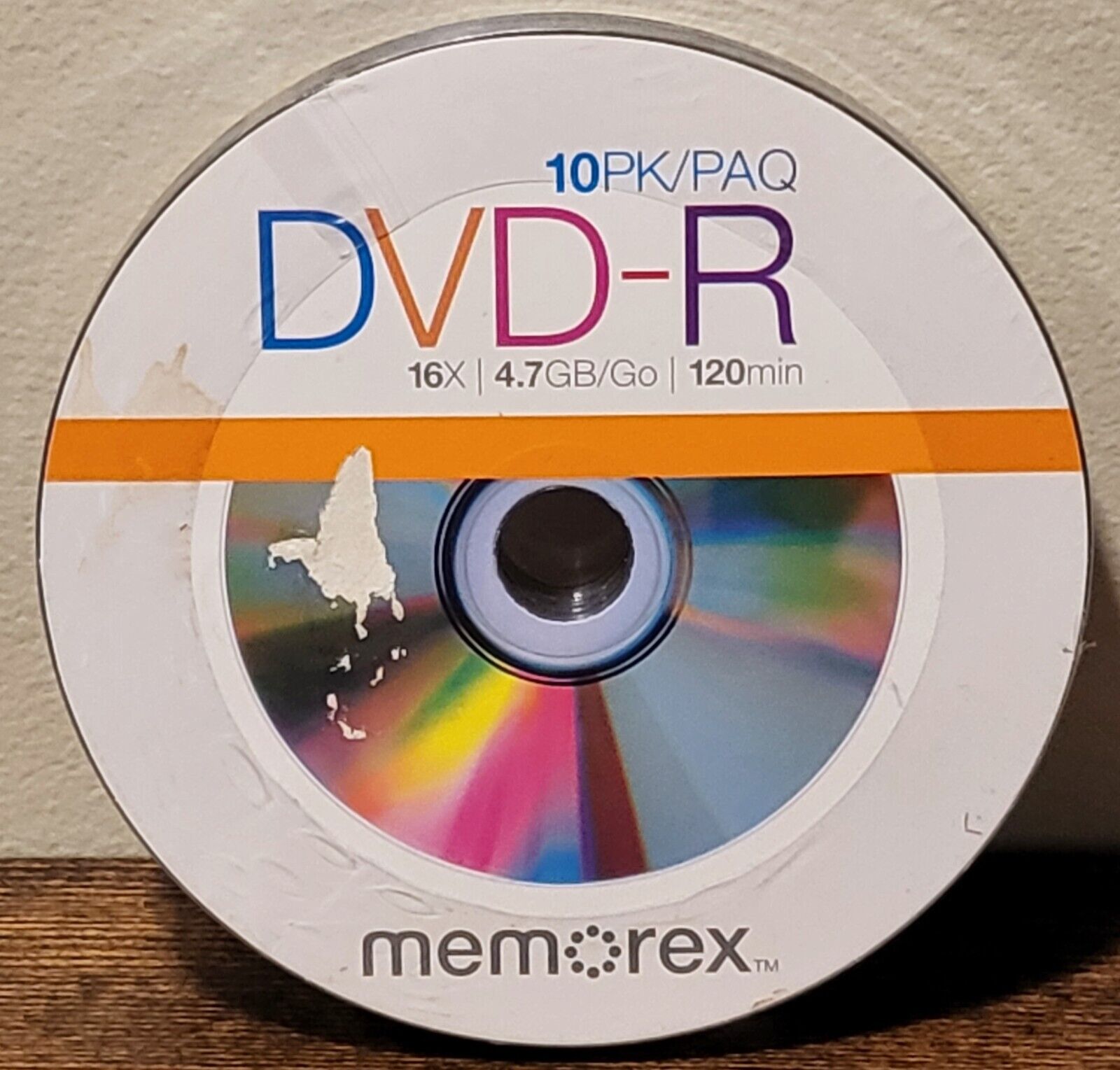 Memorex DVD+ R ( 10PK ) 16x /4.7GB / 120 min 