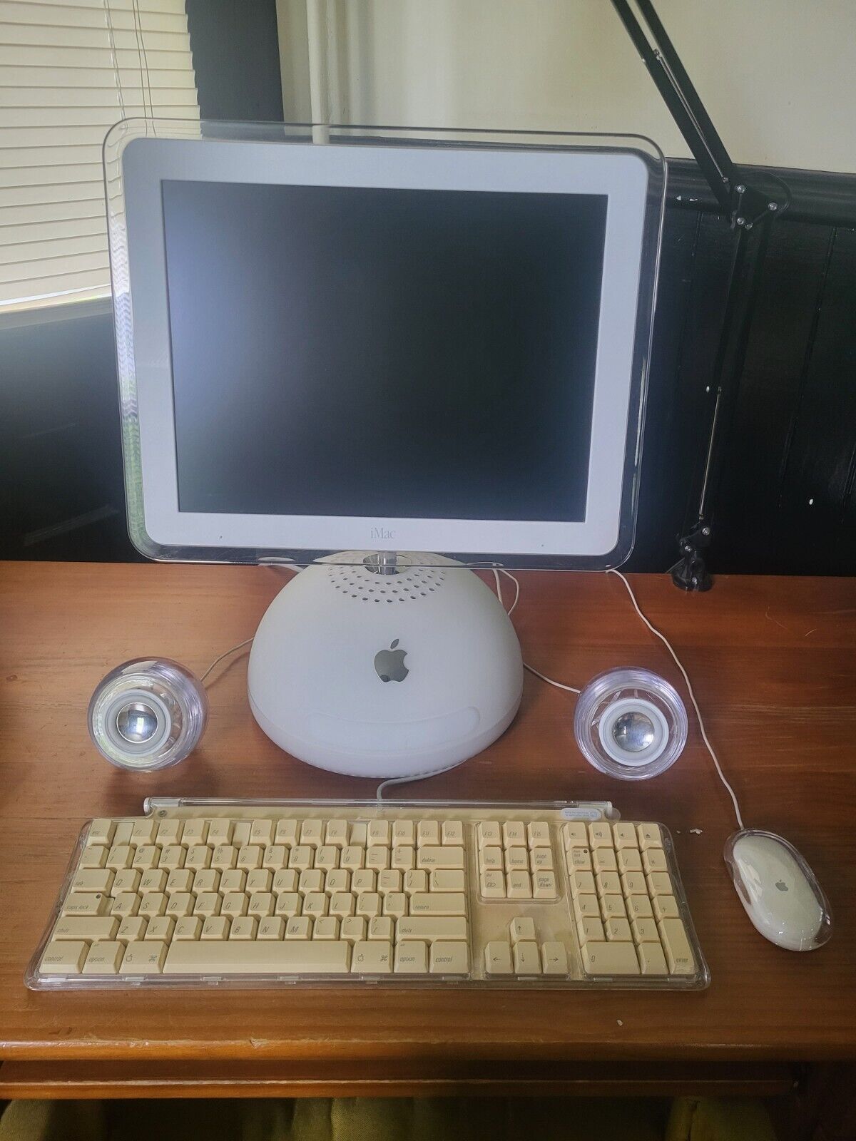 Vintage Apple iMac 15” G4 All In One Desktop Computer Tested (See Last Picture)