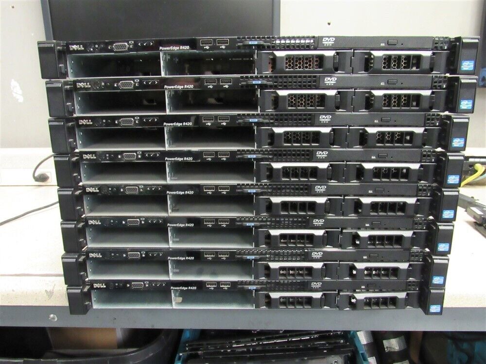 Dell PowerEdge R420 Server Perc E5-2450 2.10ghz H310 RAID  TESTED