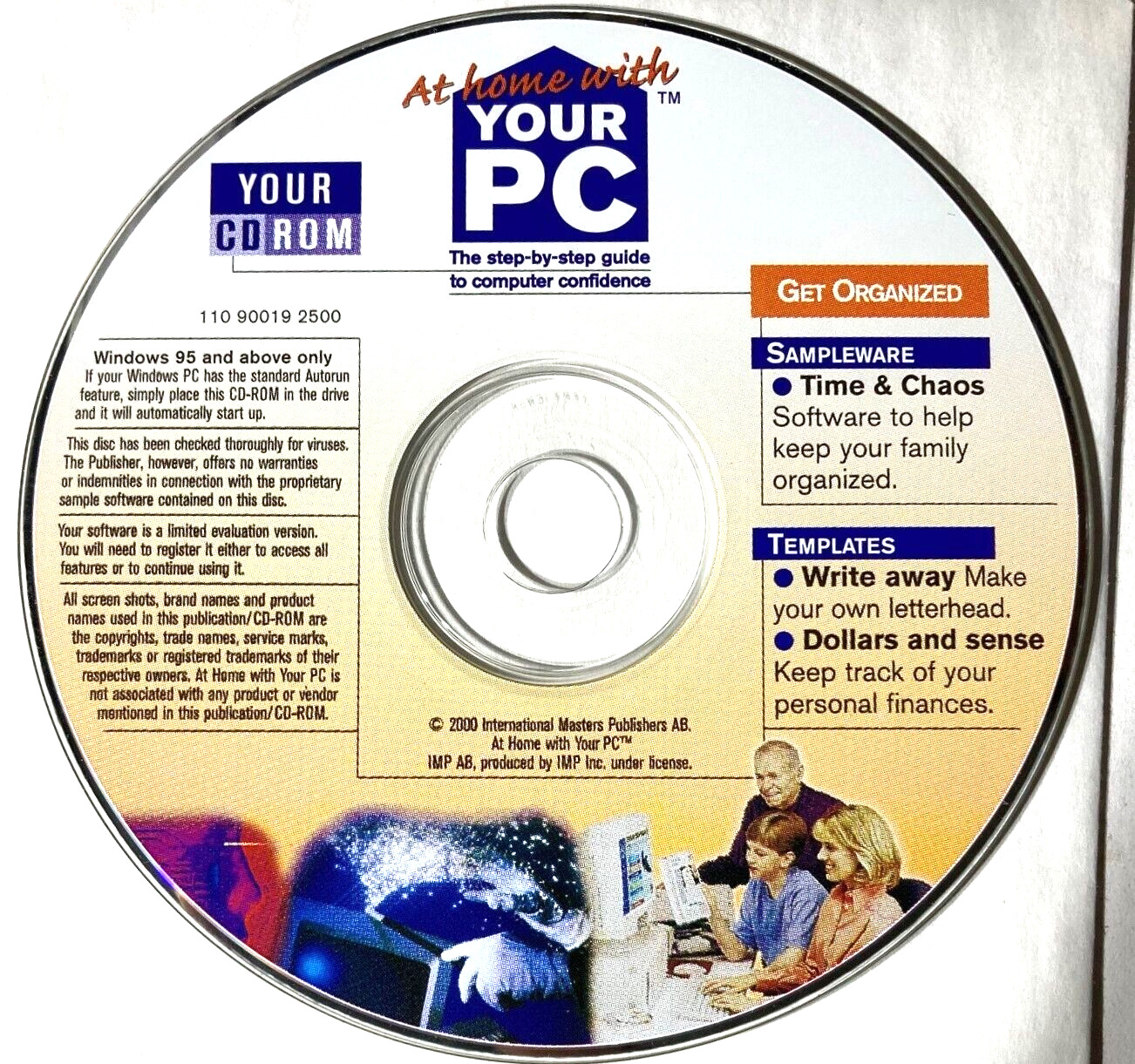 At Home with Your PC CD-ROM 2000 in VG+ Condition.