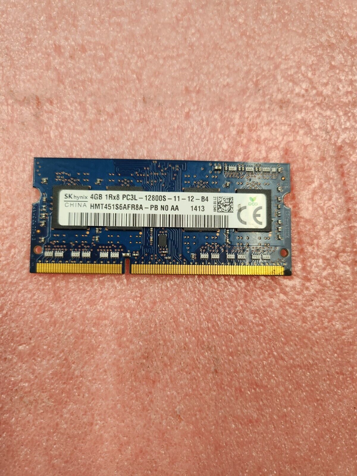 HYNIX/MICRON/HP/CRUCIAL/kingston 4GB 1Rx8  PC3L 12800S Laptop  MEMORY