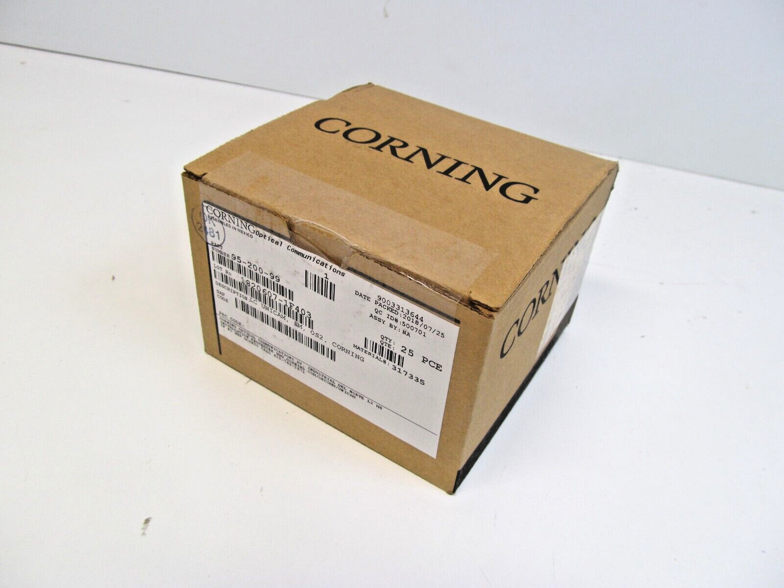 (BOX OF 25) Corning Unicam LC/SM OS2