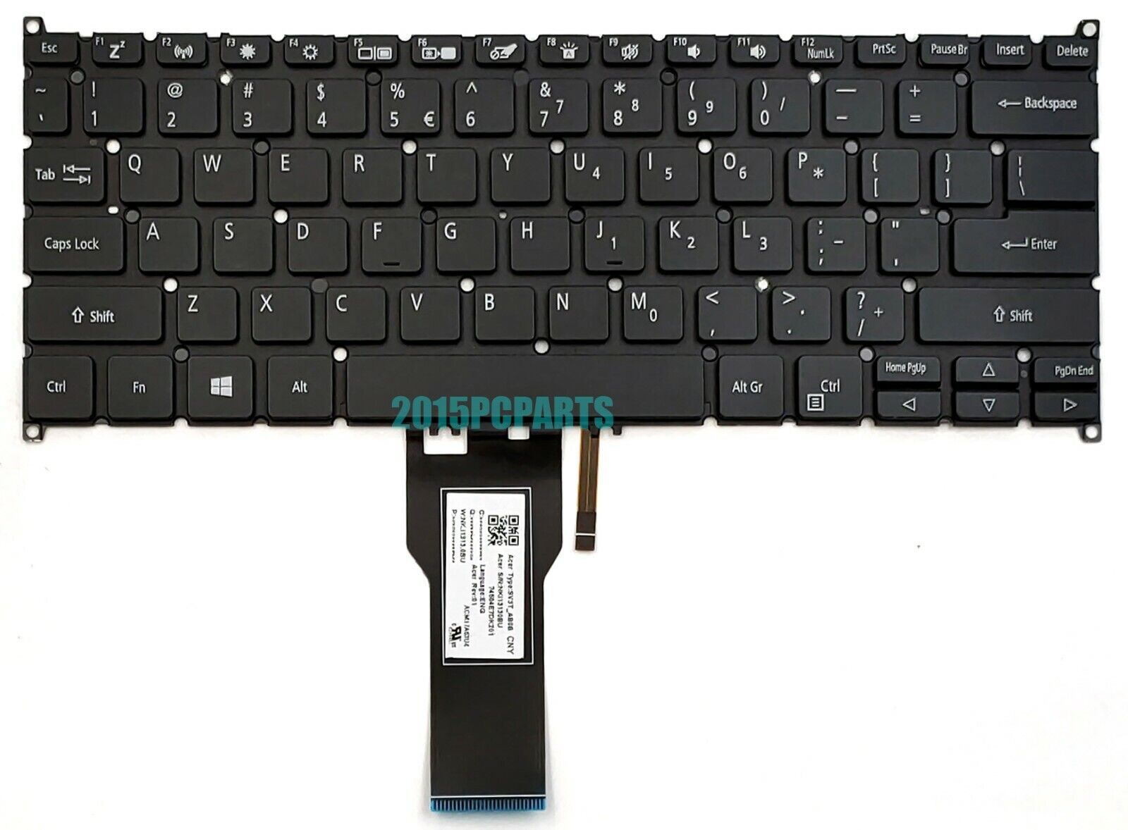New for Acer Spin 5 SP513-52N SP513-53N Spin 3 SP313-51N SP314-51 Keyboard US