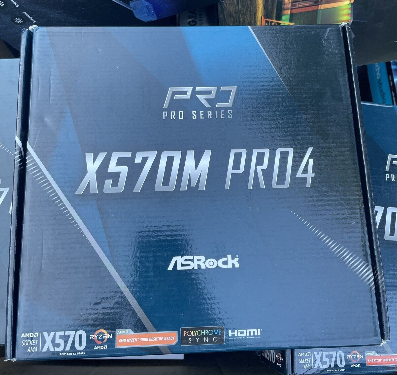 NEW ASROCK X570M PRO4 Micro ATX Motherboard DDR4 AM4