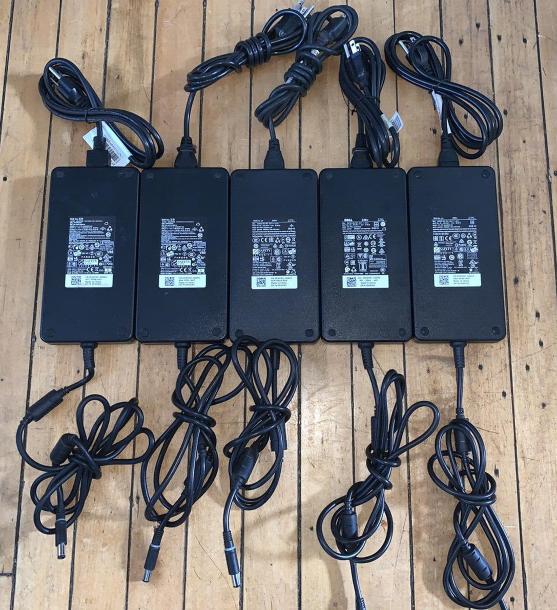 Lot: 5 OEM Dell 240W Adapter Laptop Charger for Dell Alienware 7.4mm Tested/Good