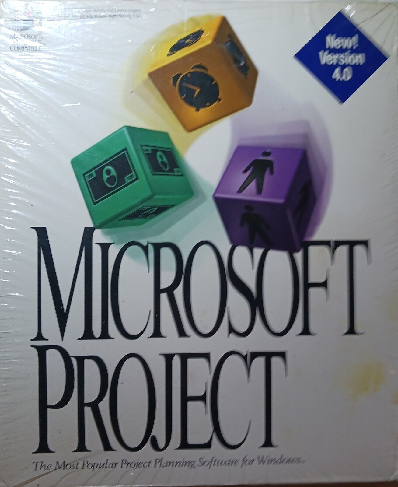 Microsoft Project Version 4.0 For Windows PLEASE READ DESCRIPTION 