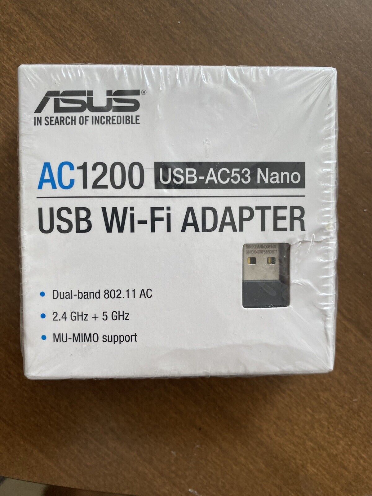 ASUS USB-AC53 AC1200 Nano USB Dual-Band Wireless Adapter USB Wifi