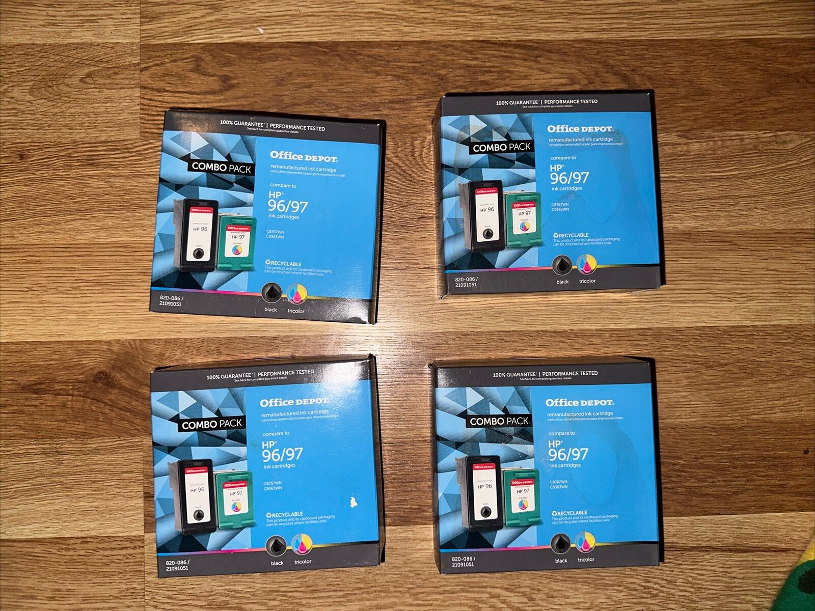 Office Depot Brand HP 96 & HP 97 Black/Tricolor Sealed . See Pack For Details