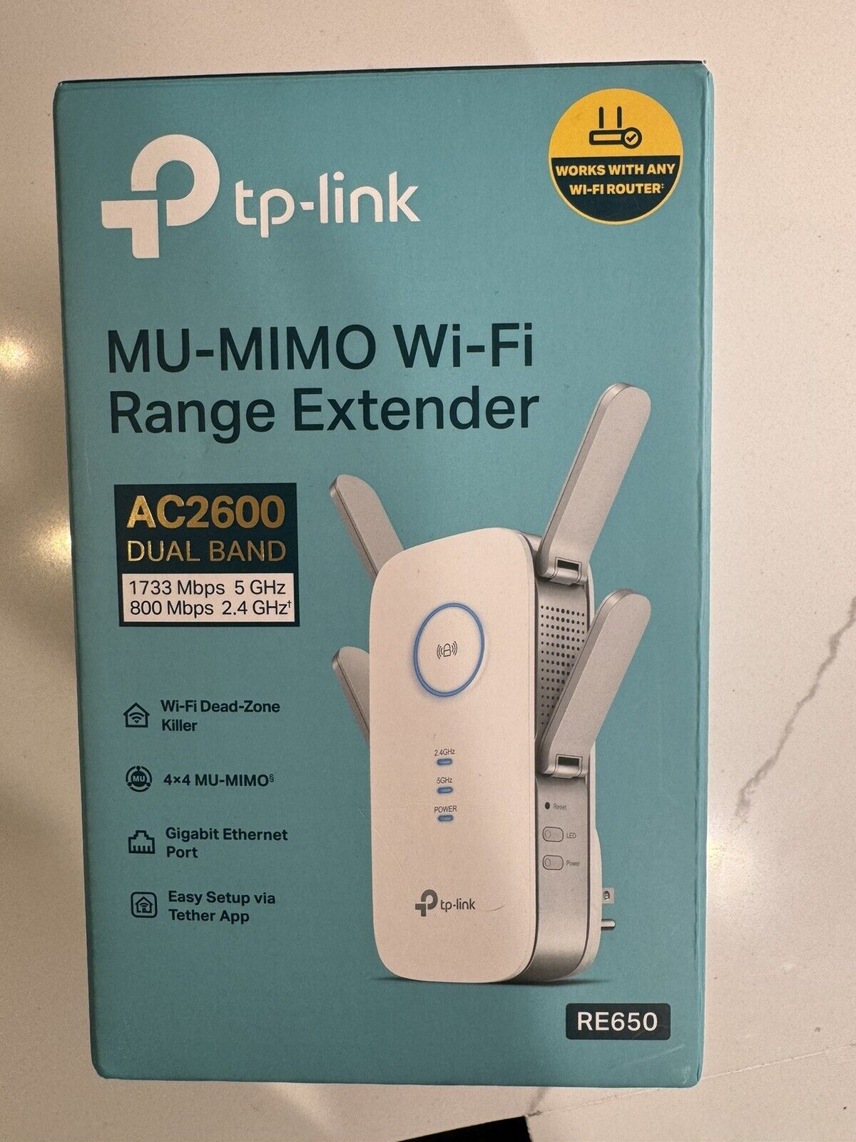 TP-Link RE650 AC2600 Wireless Dual Band MU-MIMO Wi-Fi Range Extender 