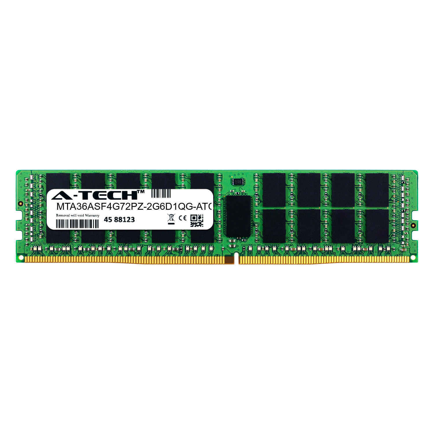 32GB PC4-21300R RDIMM Micron MTA36ASF4G72PZ-2G6D1QG Equivalent Server Memory RAM