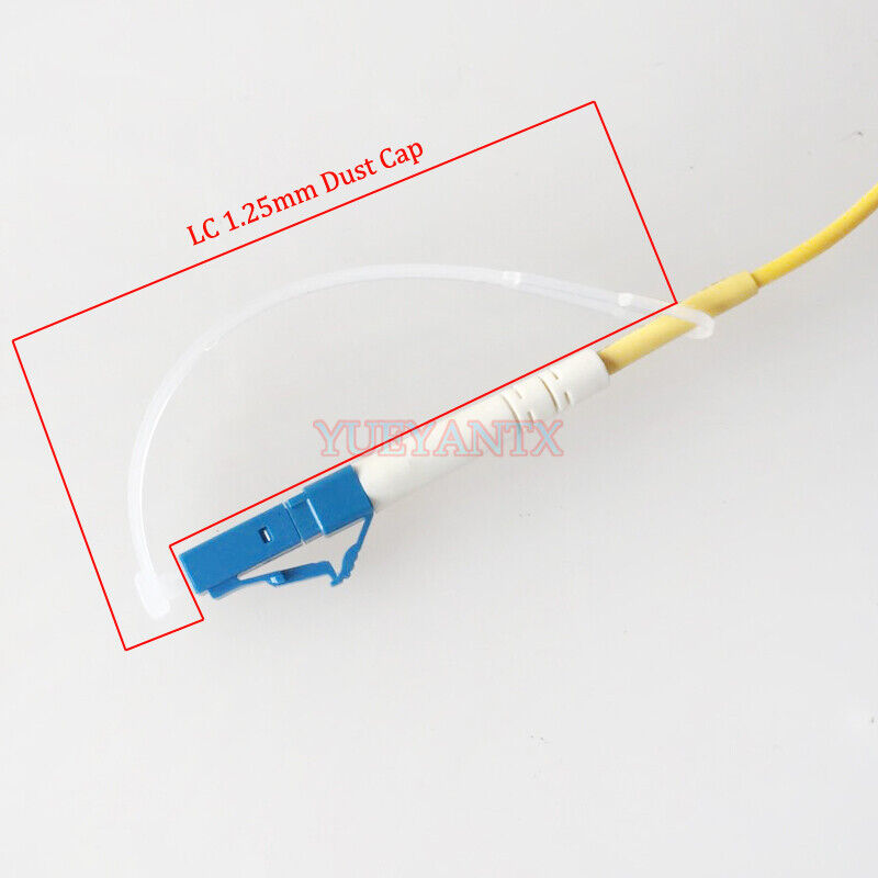 100pcs Fiber Optic Cable Dust Cap Protector LC SC FC Dust Cover Clean Connector