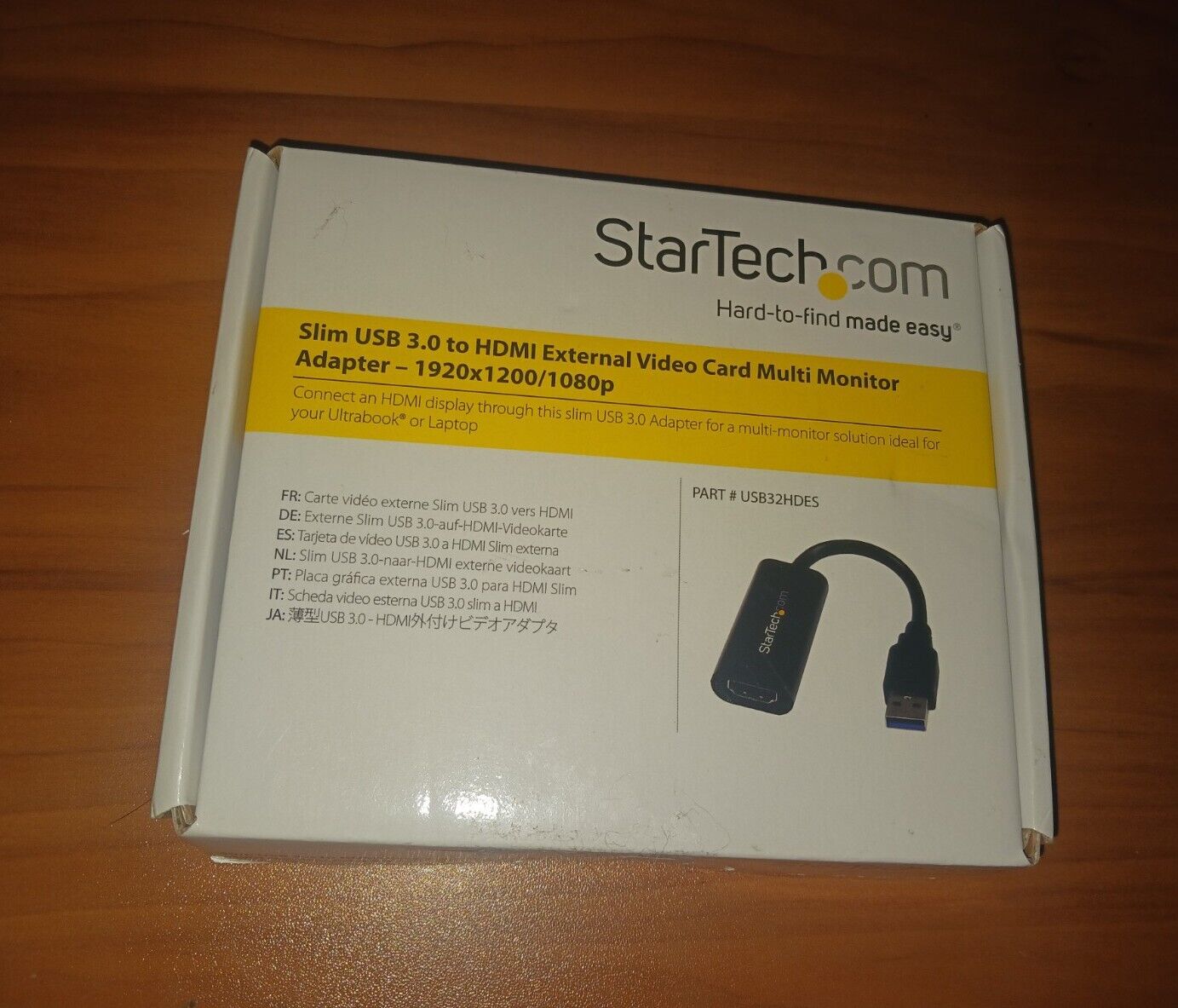 Startech.com Slim USB 3.0 To HDMI External Video Card Multi Monitor Adapter NEW