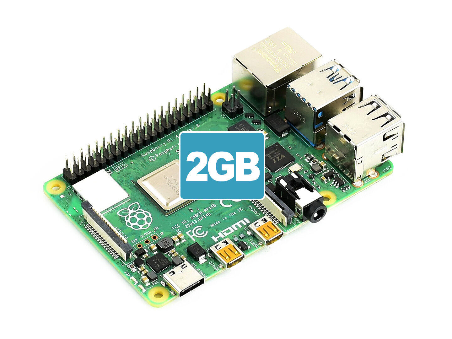 Raspberry Pi 4 Model B 4GB 8GB RAM Computer Brand New 64-bit Bluetooth WiFi
