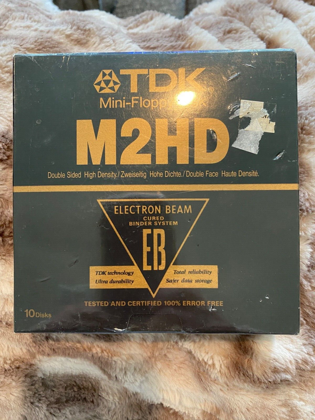 New TDK MF-2HD Micro Floppy Disk 10 Disks Double Sided High Density 