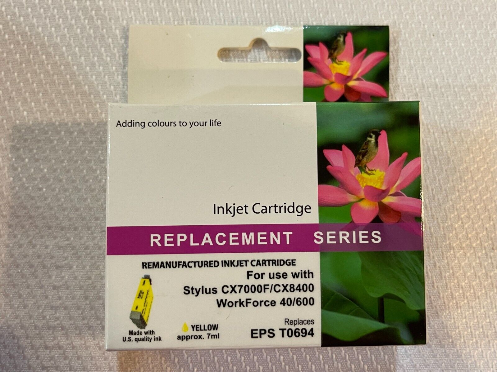 Remanufactured Inkjet Cartridge - For Epson 69 - EPS T0694 - Yellow - 
