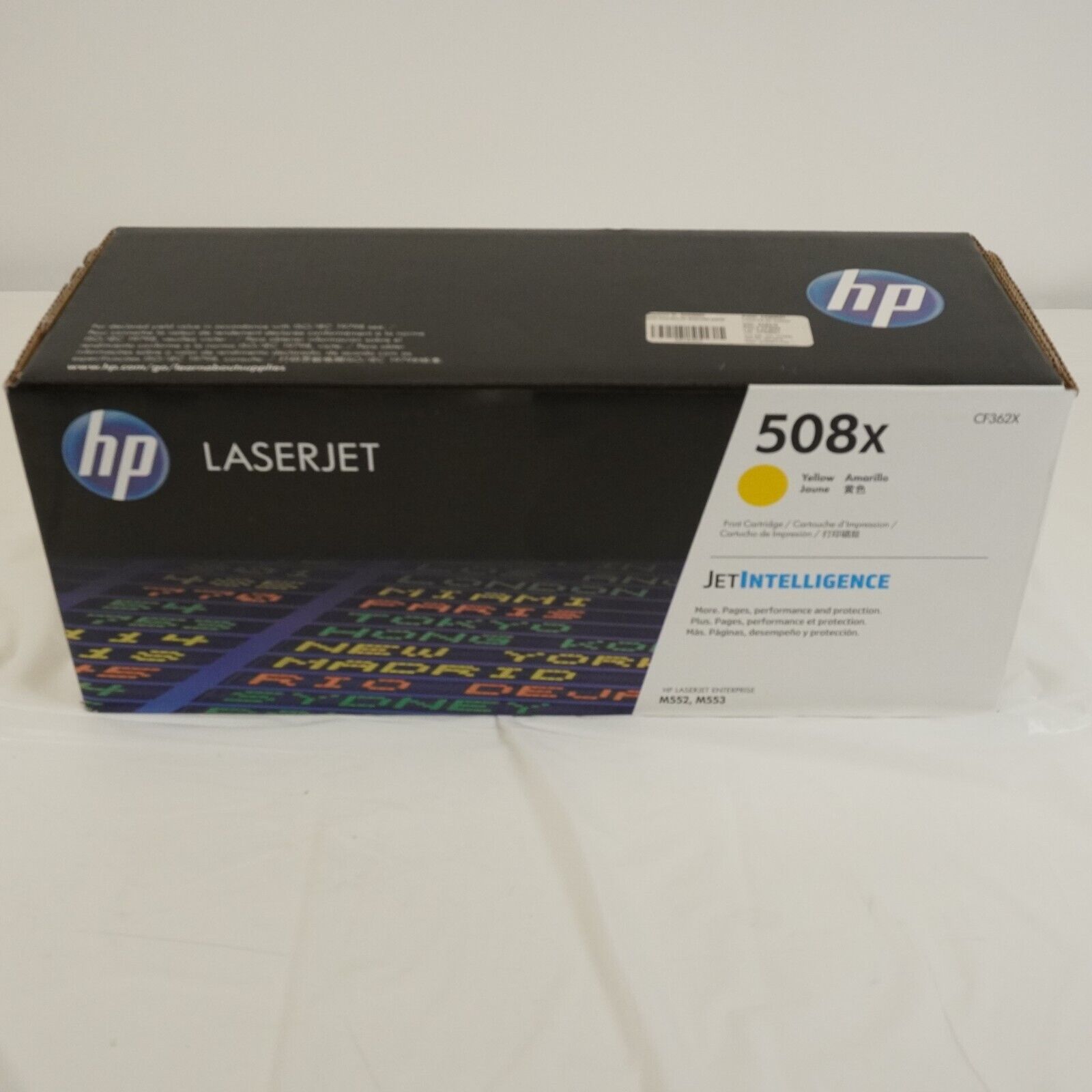 HP LaserJet CF362X High Yield Yellow Toner 508X - NEW IN BOX