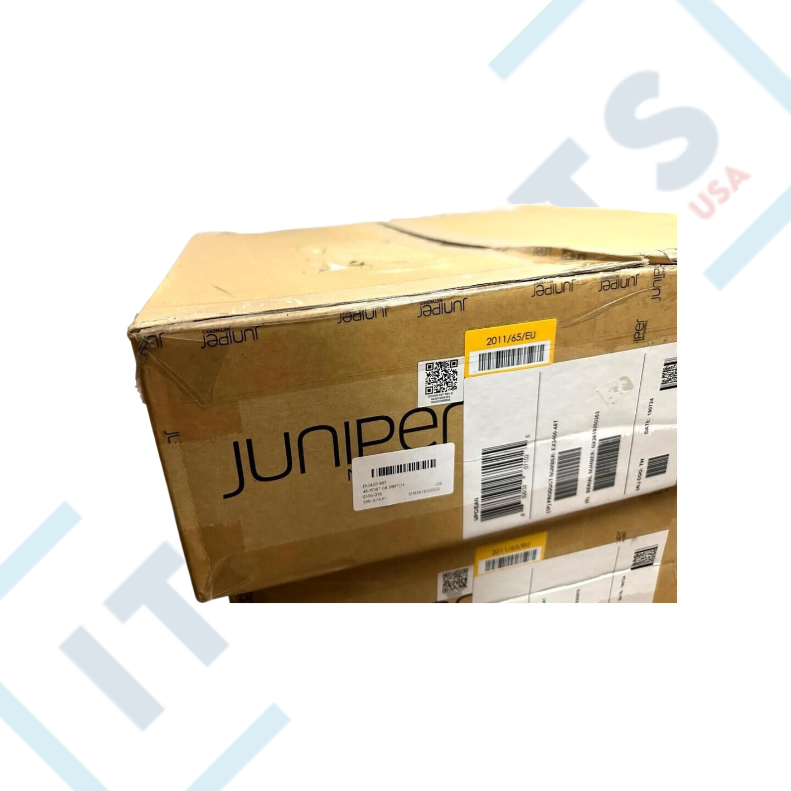 Juniper Networks EX3400-48T AFO 48x GbE Port 2x SFP+ 2x QSFP+ Switch 1x PSU -NEW