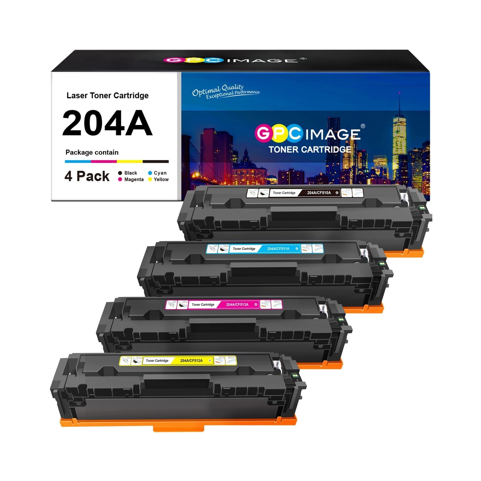 GPC Image Compatible Toner Cartridge Replacement for HP 204A 204 A CF510A CF5...