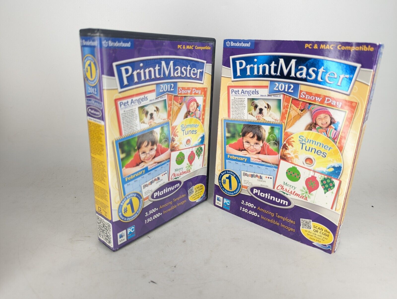 Broderbund PrintMaster Print Master 2012 PC CD-ROM CD Disc Software