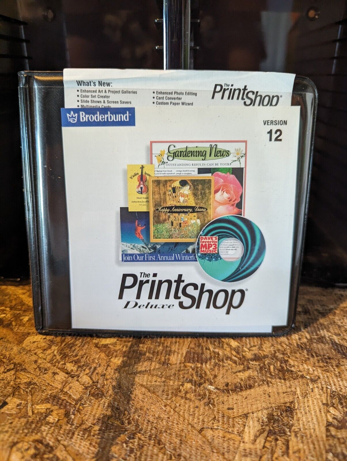 Vintage 2001 Broderbund The Printshop Deluxe Version 12 Disc Set PN: CDBK12A-HDR