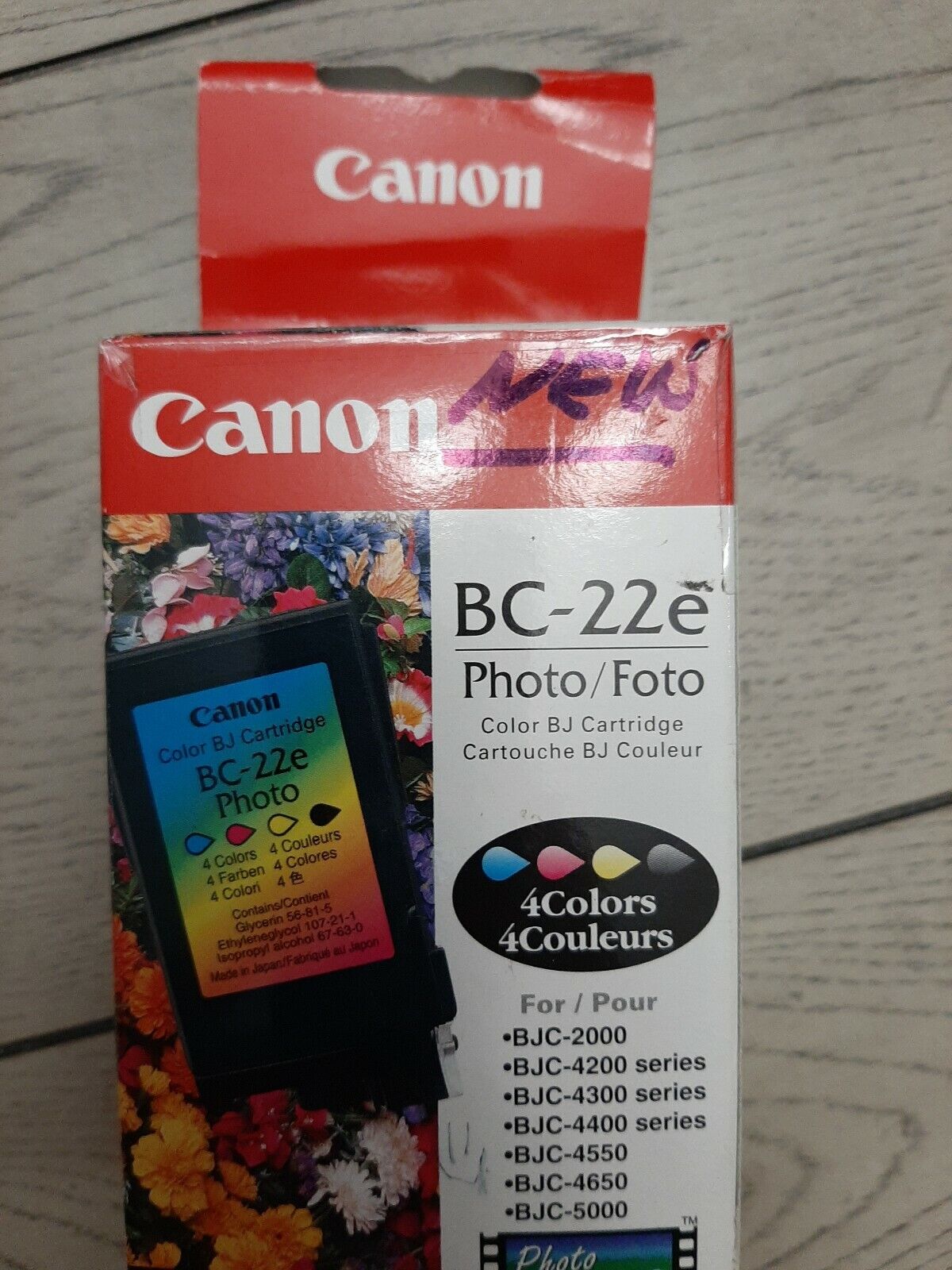 CANON BC-22e BC22e Photo Ink 0902A003AA Genuine OEM Retail Box Fast 