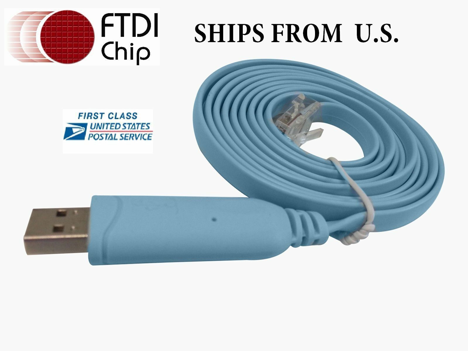 FTDI USB RS232 to RJ45 console cable Cisco HP Procurve