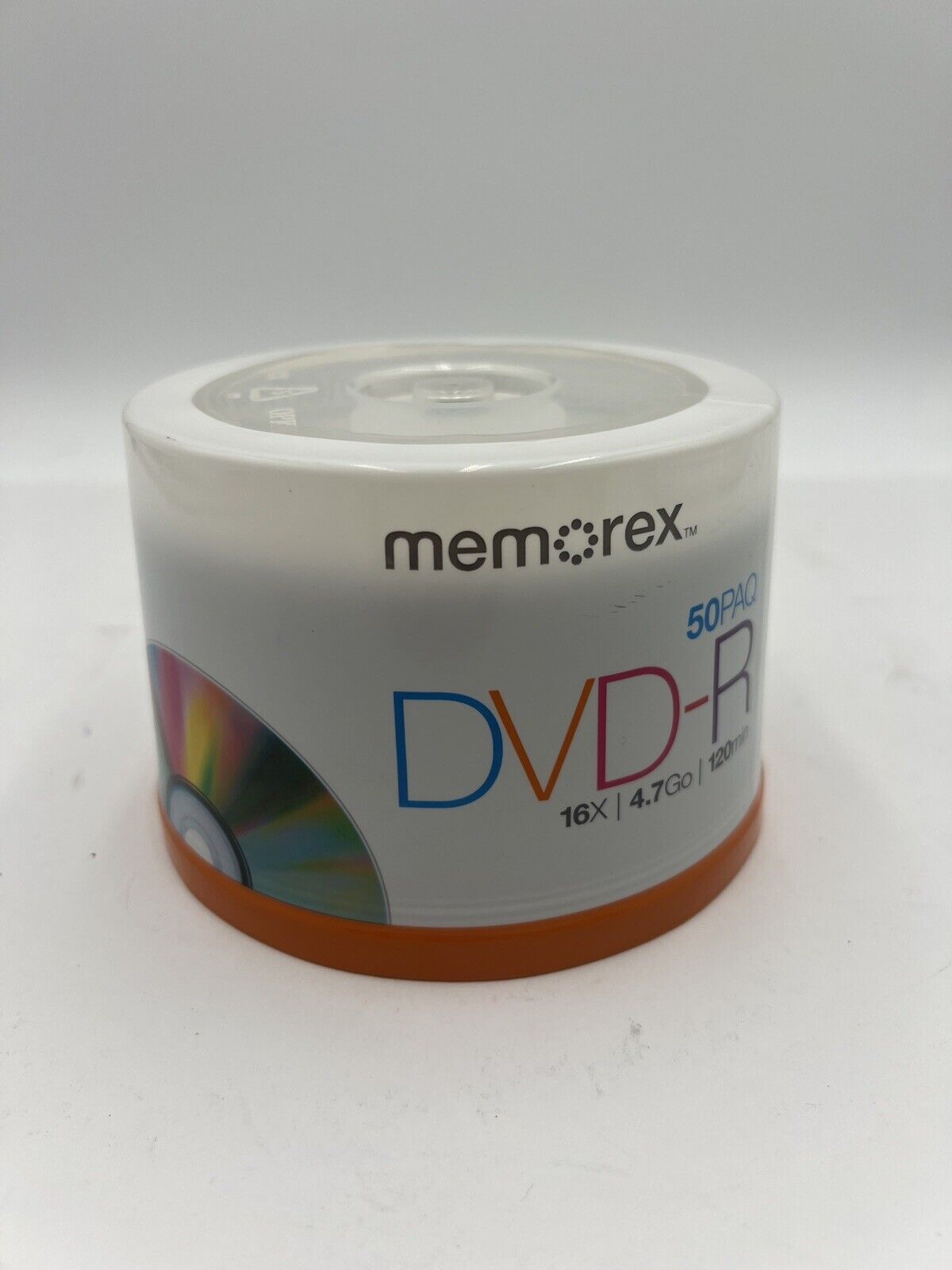 New Memorex 4.7Gb 16x Printable Recordable DVD-R 50-Pack 120 Minute
