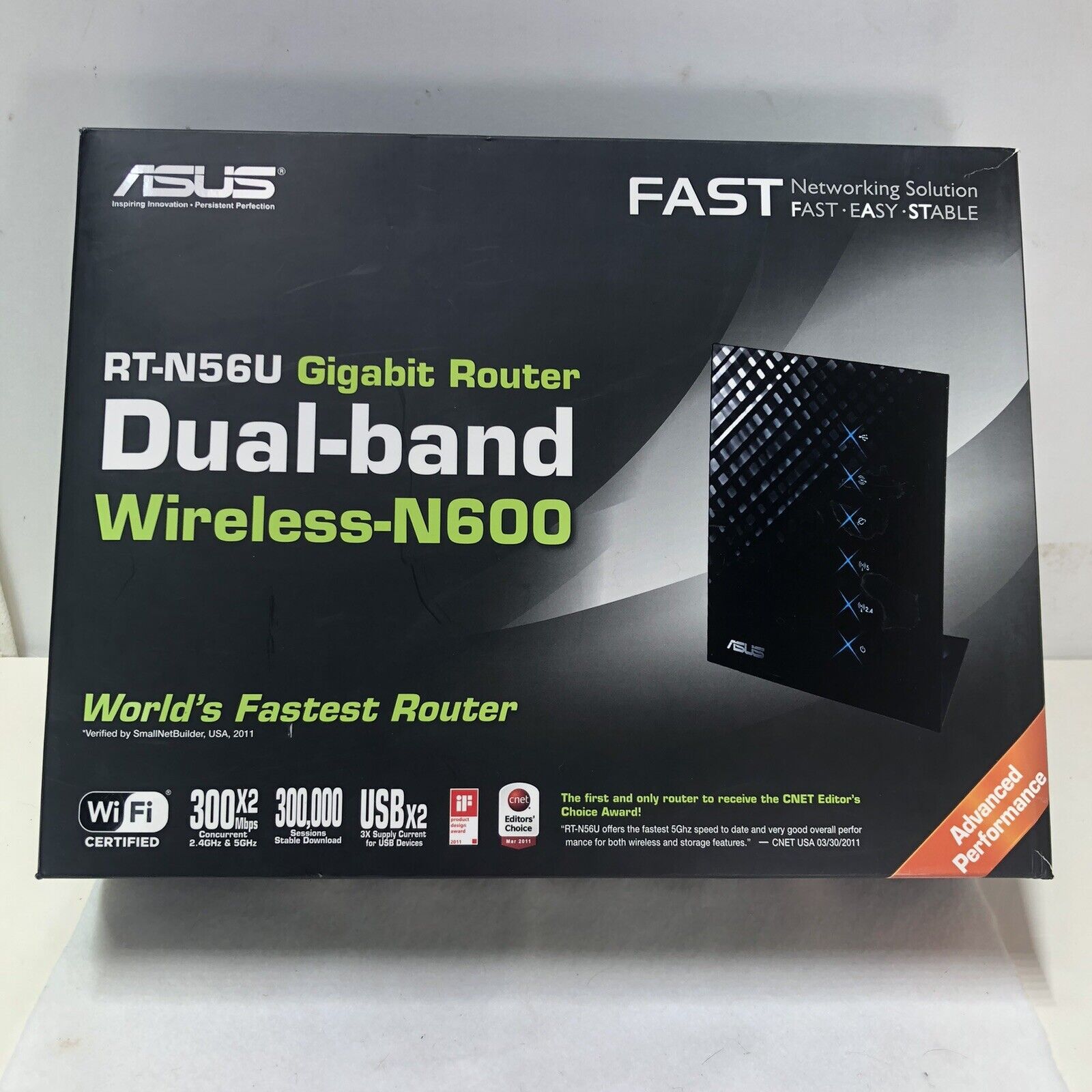 ASUS RT-N56U Dual-band Wireless N600 Gigabit Router Wi-Fi 802.11n