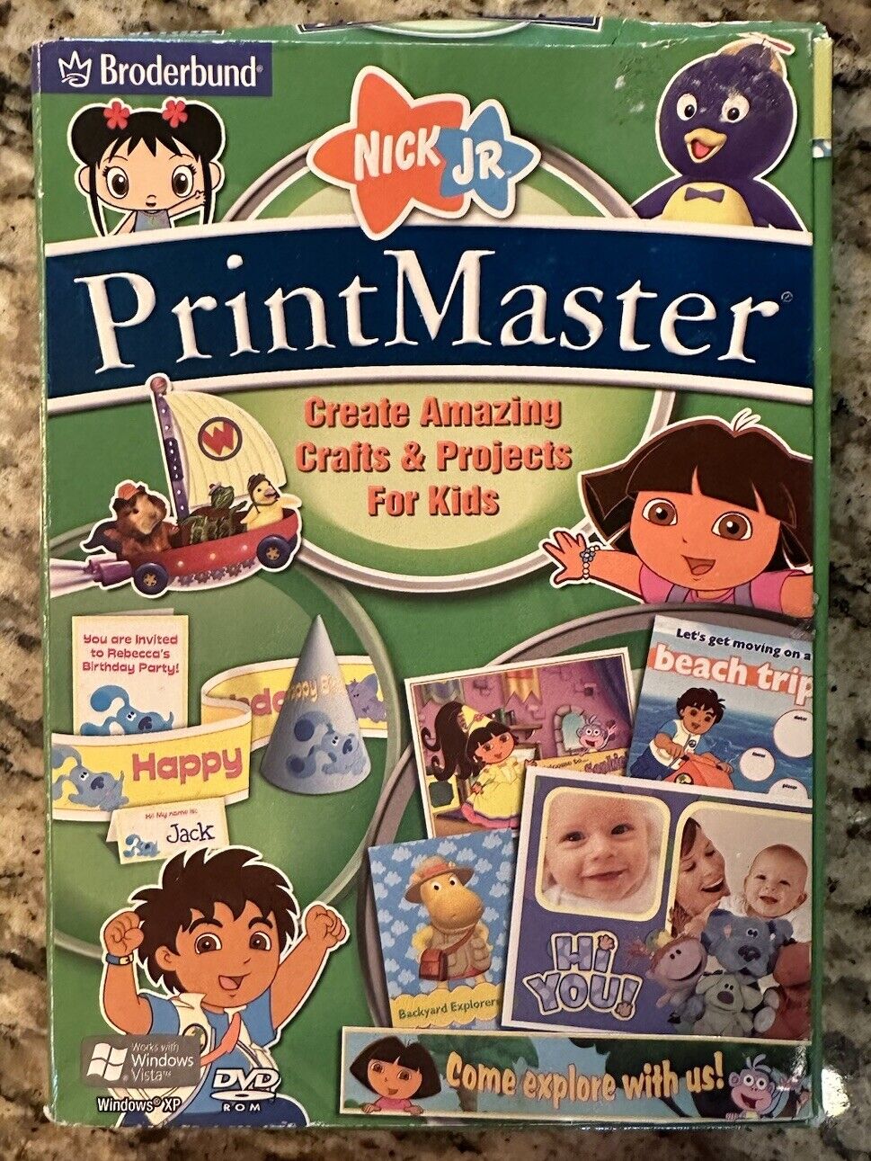 Broderbund Print Master Nick Jr. Edition