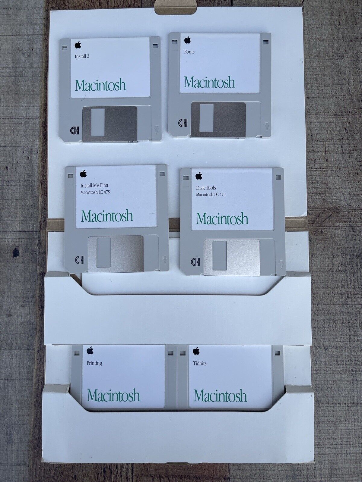 Apple Macintosh LC 475 System Disks Complete 6 Floppy Disks