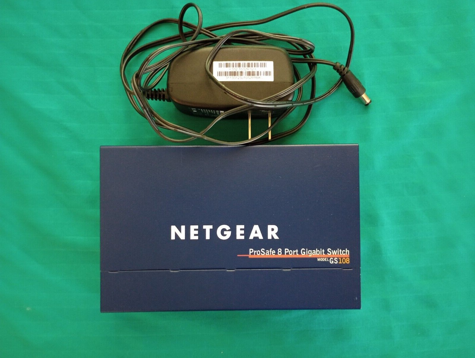 NETGEAR GS108 ProSafe 8-Port GbE Unmanaged Switch w/ Power Adapter 