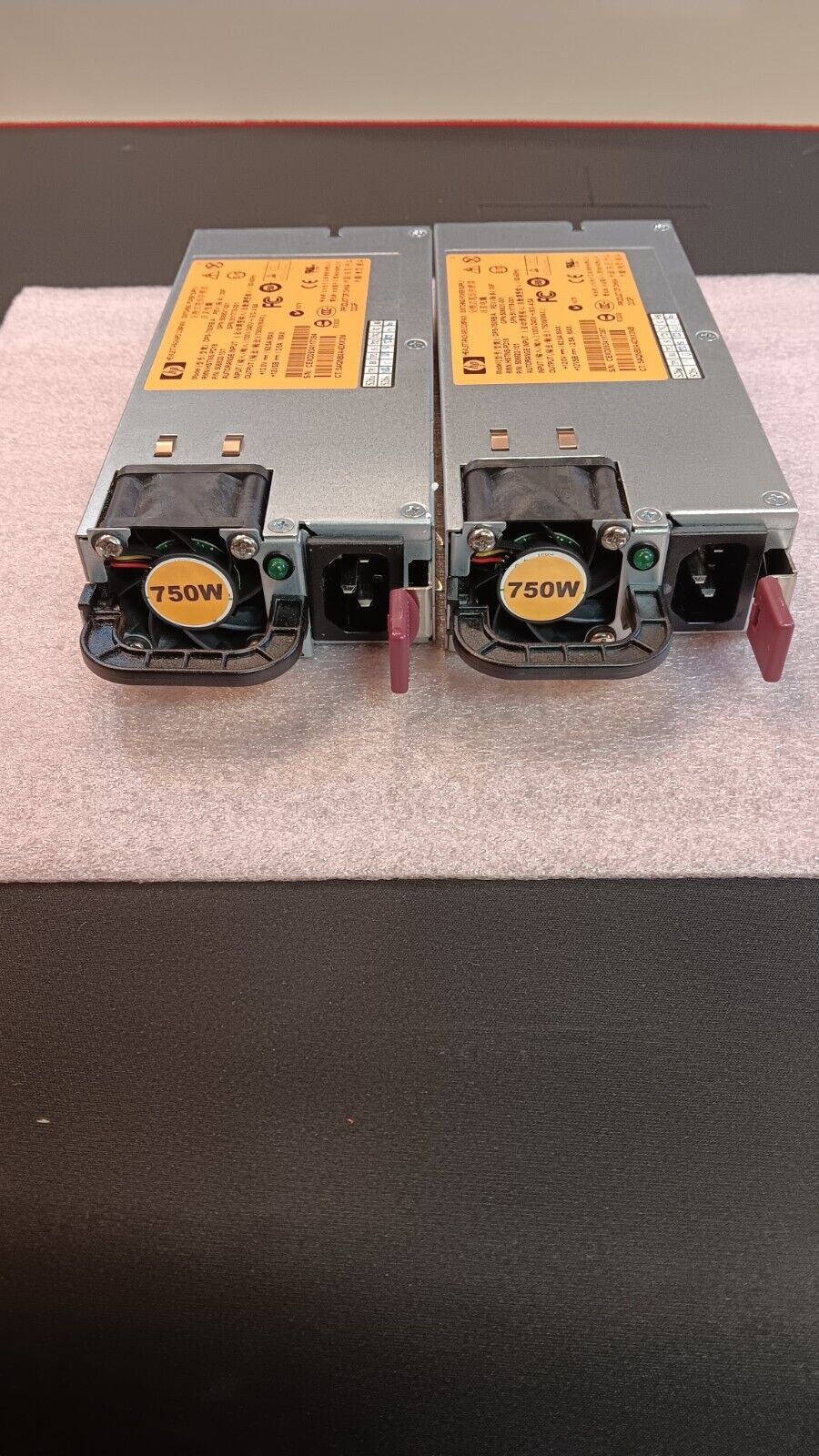 lot of 2 HP DPS-750RB A 750W Power Supply PSU 506822-101 511778-001 HSTNS-PD18