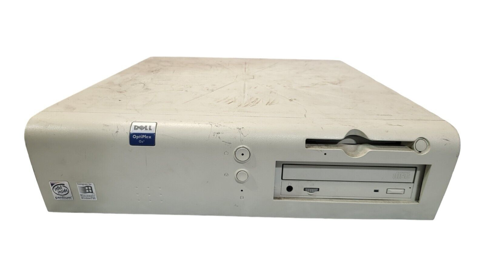 Rare Vintage Dell Optiplex GS+ DC8 Intel Pentium Retro Desktop Computer PC