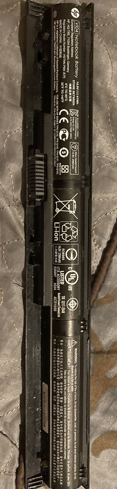 OEM Genuine VI04 Battery For HP 756478-851