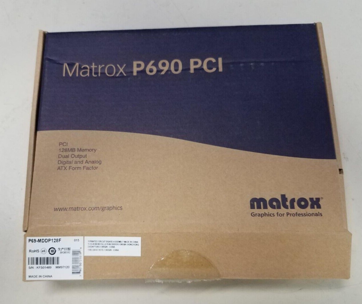 Matrox P690 PCI Video Card