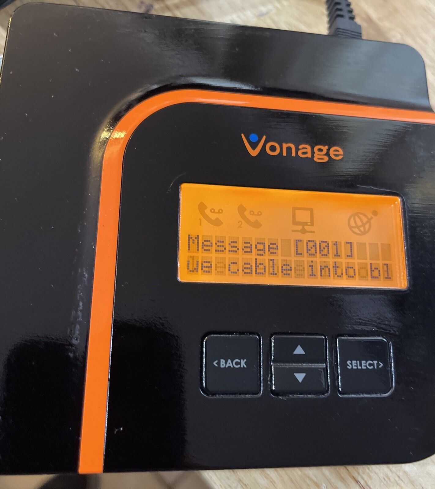 Vonage model : VDV21-VD VoIP Digital Voice Modem  Router with Cables(L.New)